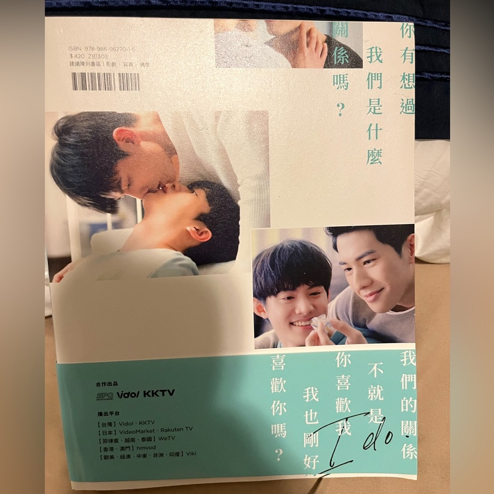 Taiwanese B/L Beloved In House Photobook - RARE - Hank Wang/Aaron Lai
